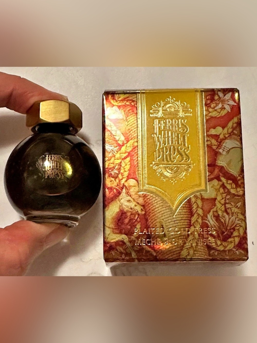 Ferris Wheel Press Plated Gold Tress fountain pen ink (retired)
